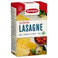 Semper Lasagne glutenfri, 250g.
