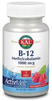 B12 Methylcobalamin, 90tab.