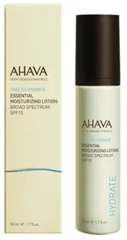 Ahava Essential moisturizing lotion broad spectrum SPF15, 50ml.