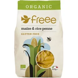 Doves Farm Majs & Ris Penne gl.fri Ø, 500g.