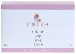 Miqura Care Refresh me eye slice øjenmaske, 2stk.