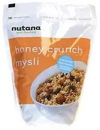 Nutana Mysli Honey Crunch, 650g.