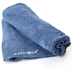 Jade Microfiber Yogahåndklæde, blå