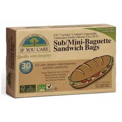 If you care Sub/mini baguette sandwich bags 30 stk. 1pk.