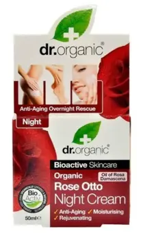 Dr. Organic Night cream Rose Otto 50ml.