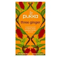 Pukka Te - Three ginger Ø 20 breve