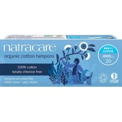 Natracare tampon super u. indføringshylster, Øko, 20 stk.