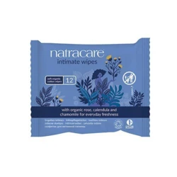 Natracare vådservietter intim hygiejne Øko. 12 stk.