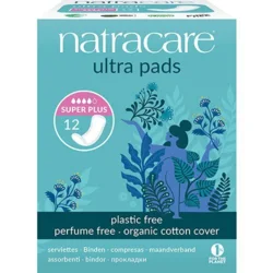 Natracare bind super plus indpakket enkeltvis, Øko, 12 stk.