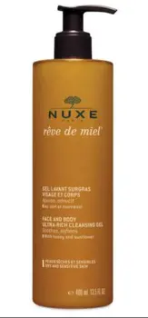 Nuxe Rêve de Miel Ultra-Rich Cleansing Gel Face and Body, 400ml