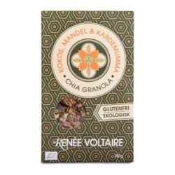 Renée Voltaire Granola Chia Ø - Kokos, Mandel og Kardemomme, Glutenfri, 350 g