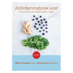 Antiinflammatorisk kost BOG Forfatter: Martin Kreutzer og Anne Larsen, 1 stk