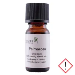 Palmarosaolie æterisk øko, 10 ml
