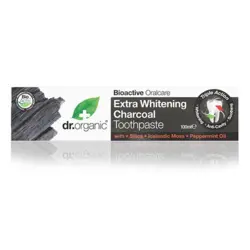 Dr. Organic Tandpasta Extra Whitening Charcoal, 100 ml