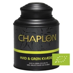 Chaplon Hvid og Grøn Te med kvæde dåse Økologisk, 160 g