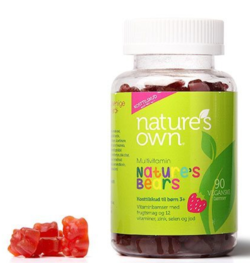 Natures Own Multivitaminer Nature's Bear, 90stk