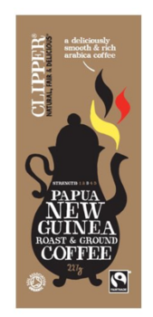 Kaffe Papua New Guinea malet Ø Clipper, 227 g.