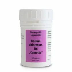 Camette Kalium Chlor. D6 Cellesalt 4, 200 tab/50g