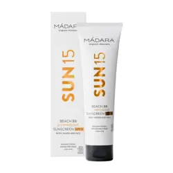MÁDARA Beach BB Shimmering Sunscreen SPF 15, 100 ml.