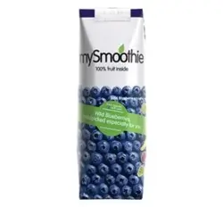 mySmoothie Vilde Blåbær, 250 ml.