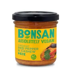 Bonsan Paté Rød Peber/Cashew Ø, 130 g.