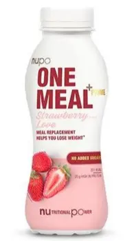 Nupo One Meal +Prime Shake – Strawberry Love, 12 stk.