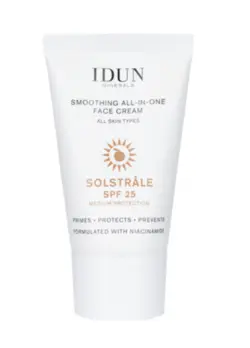 IDUN Solstråle SPF 25 Primer & Face Cream, 30 ml.