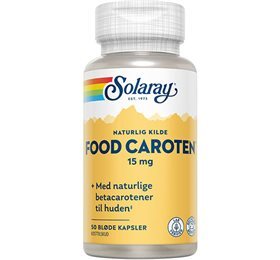 Solaray Food Caroten, 50 kap.