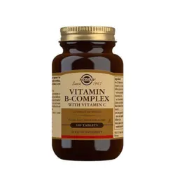 Solgar Vitamin B-Complex + C, 100stk