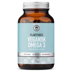 Plantforce Omega 3 (Vegansk EPA & DHA), 120stk