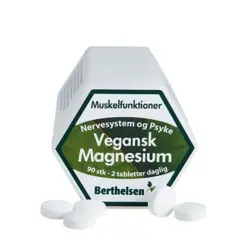 Berthelsen Magnesium vegansk, 90tab