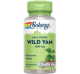 Solaray Wild Yam Root 400 mg, 100kap