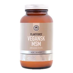 Plantforce MSM 800 mg plantebaseret organisk svovl, 200 kap.