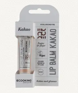 Ecooking Lip Balm Kakao m. Glimmer, 15ml.