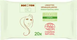 Bocoton Bio Make-up removal wipes, 20stk.