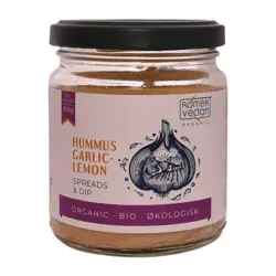 Rømer Smørepålæg Hummus Garlic Lemon Ø, 200g.