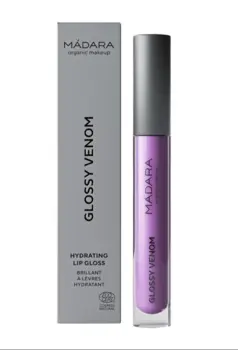 MÁDARA Makeup Glossy Venom Lip Gloss "Lilac Euphoria", 4ml.