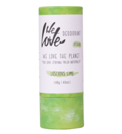 We Love the Planet Økologisk Deodorant Stick "Luscious Lime" - VEGANSK, 48g.