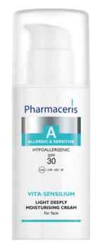 Pharmaceris A Vita-Sensilium – let, beroligende og fugtgivende dagcreme med SPF 30, 50ml.