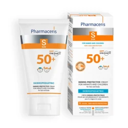 Pharmaceris S Solbeskyttende creme til ansigt og krop til babyer og børn, SPF 50+, 125ml