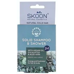 Skoon Solid shampoo & Shower bar 2 i 1 Energy and Freshness, 90g