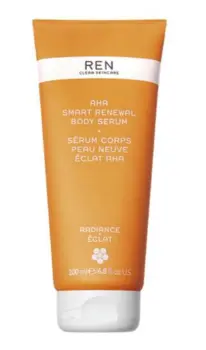 REN Clean Skincare Radiance AHA-Smart Renewal Body Serum, 200ml.