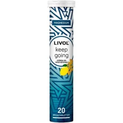 Livol brusetablet Keep Going m. citron og ingefær, 20tab