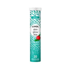 Livol brusetablet Skin Glow m. æble og mint, 20tab