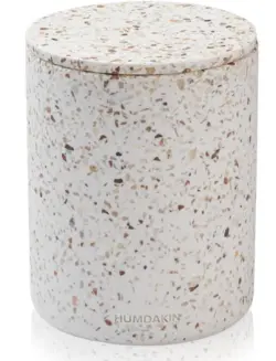 Humdakin BOLOGNA Terrazzo Vase med låg, rød/beige