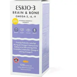 Eskio3 Brain & Bone Omega 3, 6, 9, 120kap