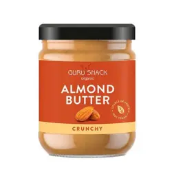 Guru Snack Almond Butter Crunchy Ø, 250g.