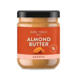 Guru Snack Almond butter Smooth Ø, 250g.
