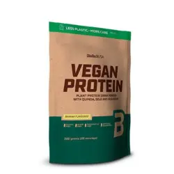 BioTech Vegan Protein pulver m. banan smag, 500g