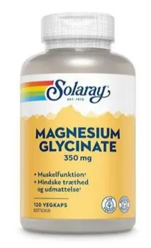 Solaray Magnesium Glycinate, 350mg, 120kaps.
